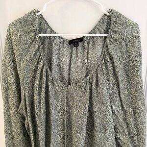 J. Crew Spring Floral Top XL